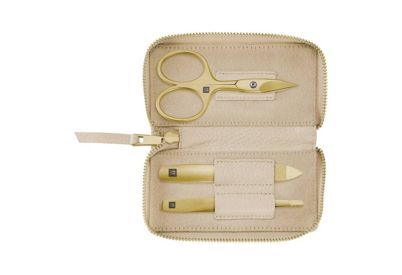 Zwilling Maniküre-Pediküre-Set Zwilling Maniküre Pediküre Set 3tlg. mit Kombi-Nagelschere, beige, 3-tlg. von Zwilling