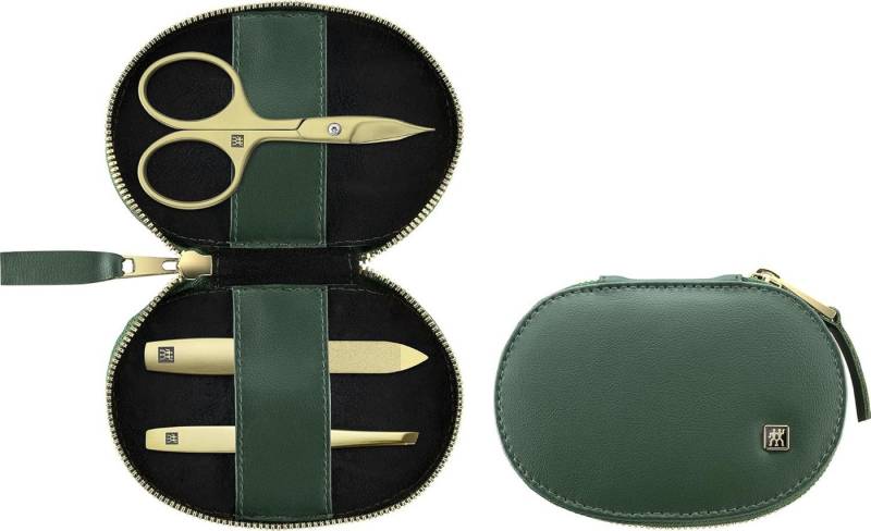 Zwilling Maniküre-Pediküre-Set Zwilling Premium Maniküre Set 3 tlg. vegan, grün Rostfreier Edelstahl, 3-tlg. von Zwilling