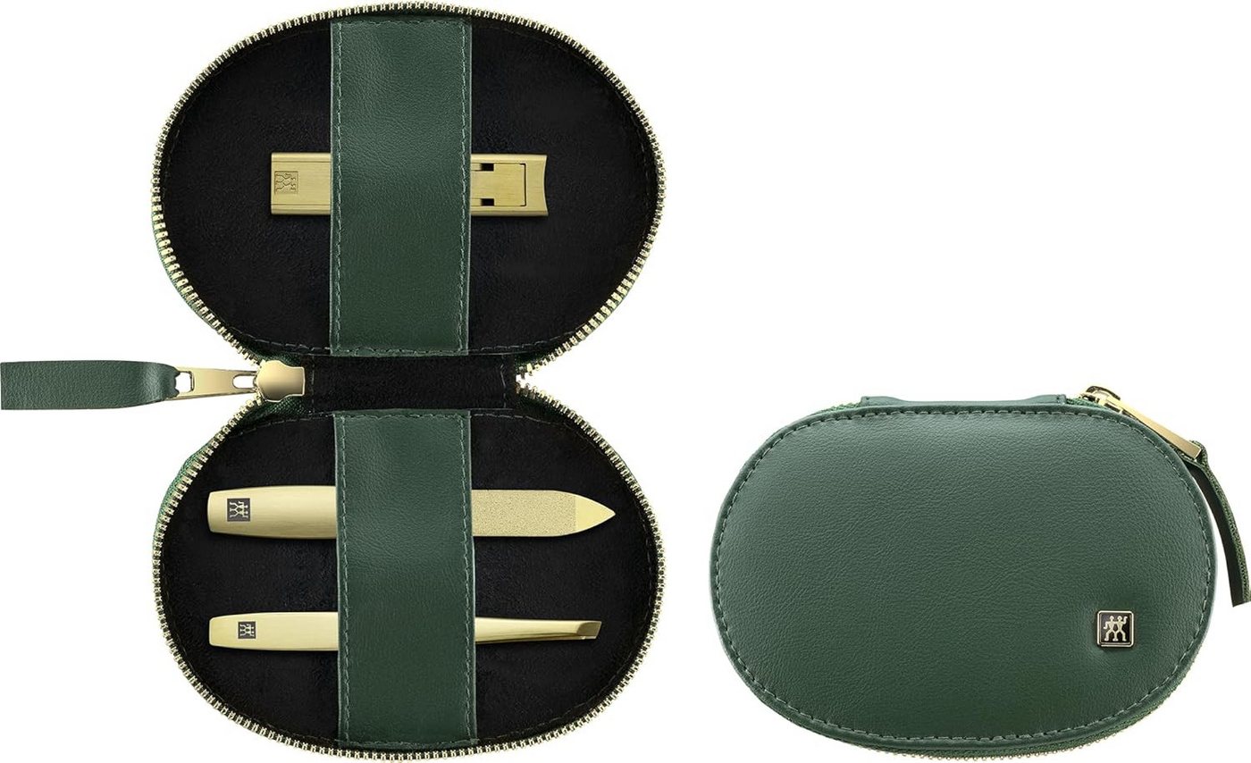 Zwilling Maniküre-Pediküre-Set Zwilling Premium Maniküre Set 3 tlg. vegan, grün Rostfreier Edelstahl, 3-tlg. von Zwilling