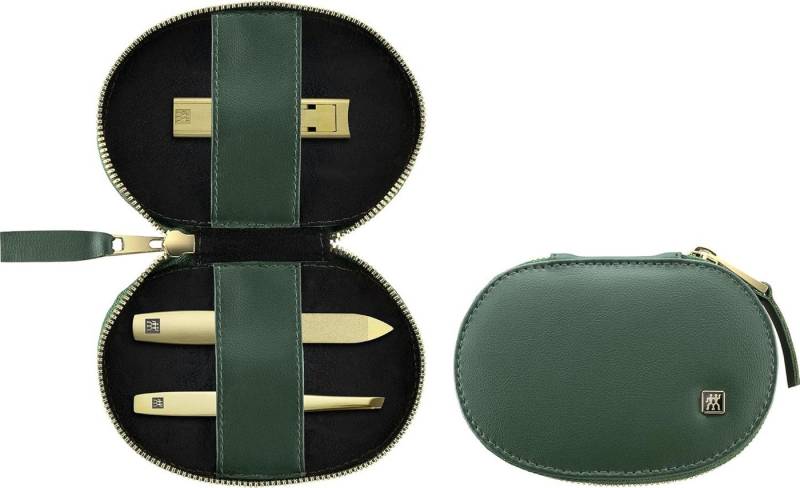 Zwilling Maniküre-Pediküre-Set Zwilling Premium Maniküre Set 3 tlg. vegan, grün Rostfreier Edelstahl, 3-tlg. von Zwilling