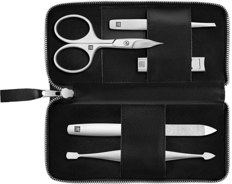 Zwilling Maniküre-Pediküre-Set Zwilling Professionelle Premium Maniküre Set 5 tlg. vegan, schwarz, 5-tlg. von Zwilling