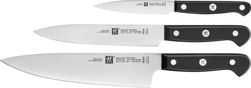 Zwilling Messer-Set "Gourmet" Made in Germany, FRIODUR eisgehärtete Klingen, Sonderschmelze von Zwilling