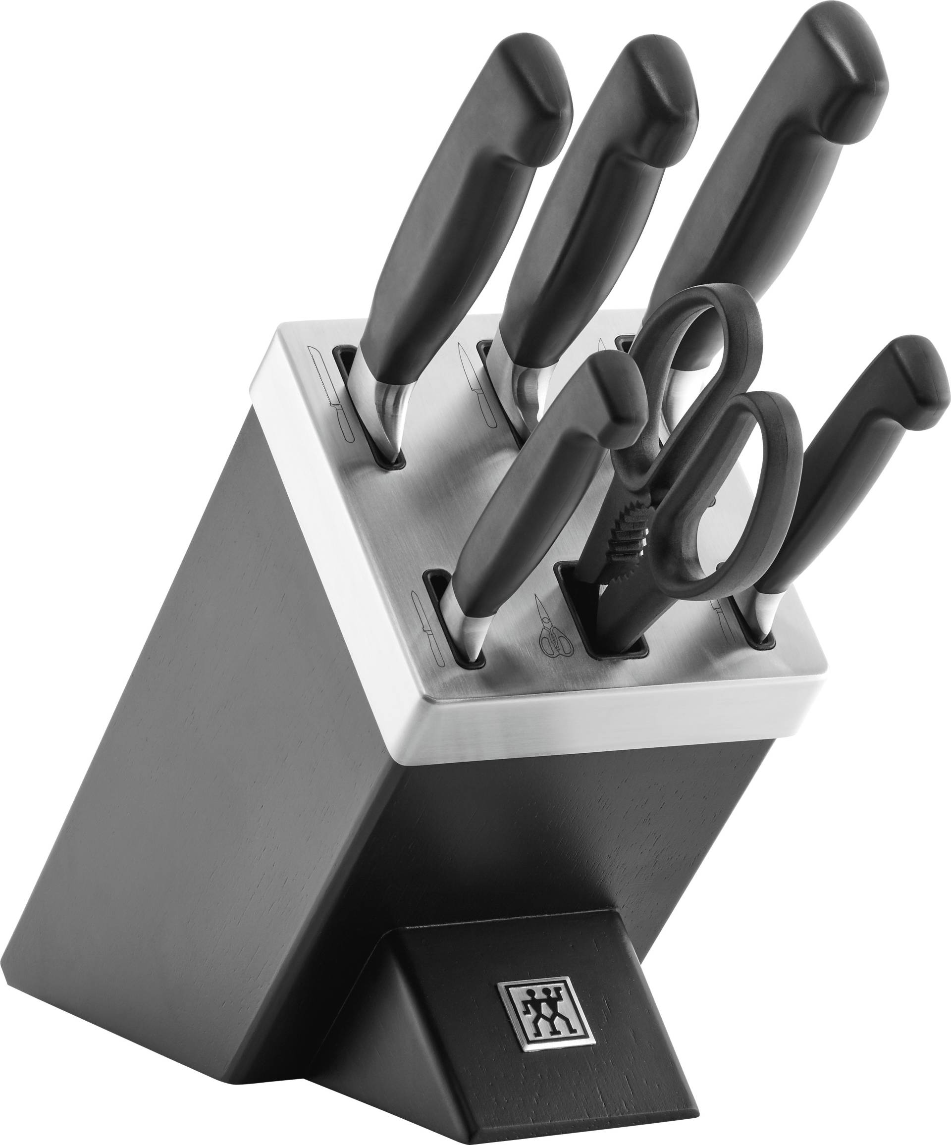 Zwilling Messerblock "****Vier Sterne" 7 selbstschärfend von Zwilling