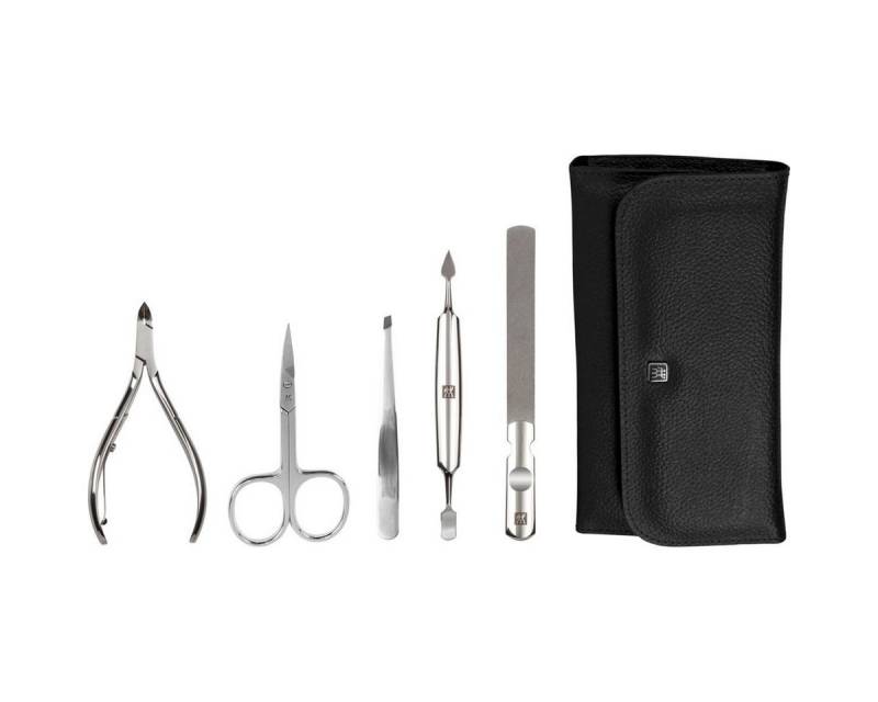 Zwilling Nagelknipser-Set Maniküre Pediküre Set 5tlg. mit Nagelzange, Leder von Zwilling