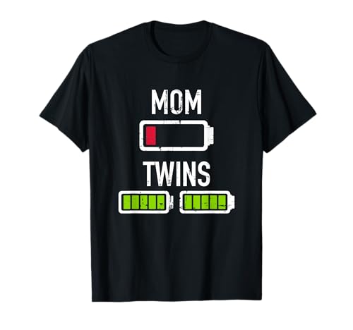 Zwillinge Mama Batterie T-Shirt Zwillinge Mama Batterie T-Shirt von Zwillinge Geschenke