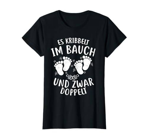 Schwangerschaft Zwilling Geschenke Mama Schwanger Zwillinge T-Shirt Schwangerschaft Zwilling Geschenke Mama Schwanger Zwillinge T-Shirt von Zwillinge Schwangerschaft Tees & Co.