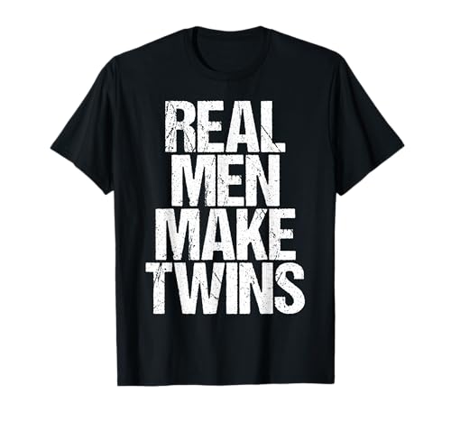 Echte Männer machen Zwillinge | Vater Papa Twin Dad T-Shirt Echte Männer machen Zwillinge | Vater Papa Twin Dad T-Shirt von Zwillinge Vater Geschenk Idee Shirts Daddy