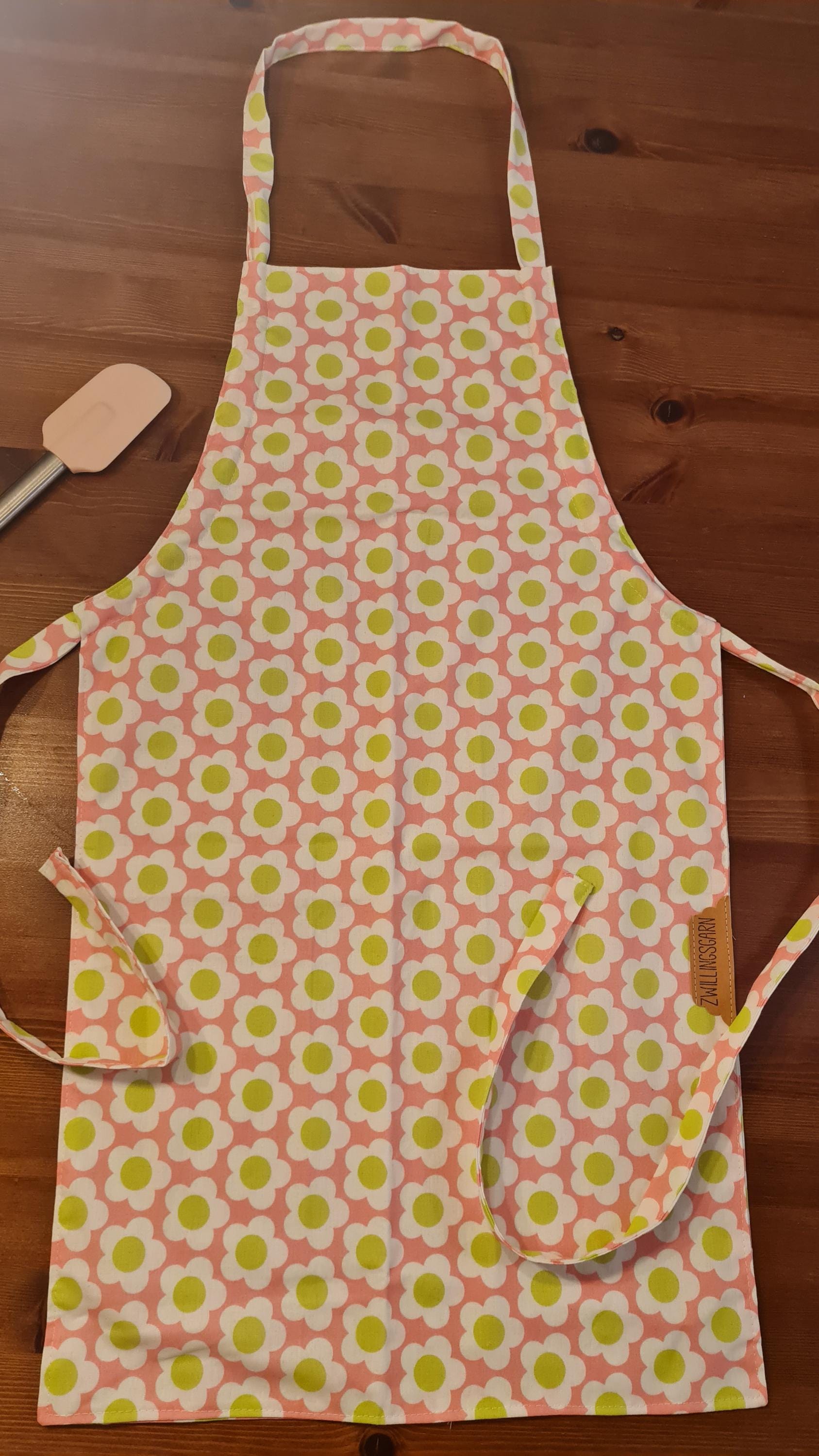 Schürze Für Kinder Blume von Zwillingsgarn