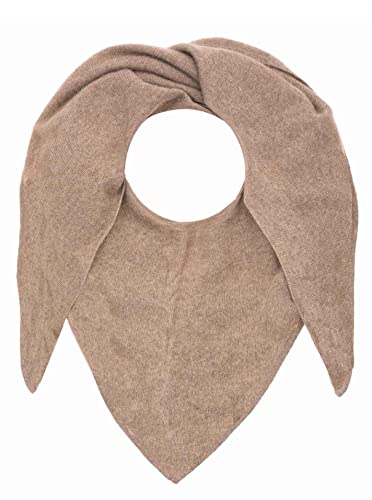 Zwillingsherz 100% Kaschmir Dreieckstuch für Damen - Hochwertiges Cashmere Tuch weich luxuriös Oversize XXL Stola Schultertuch - warmer Damenschal Frühling Herbst Winter edles Accessoire & elegant von Zwillingsherz