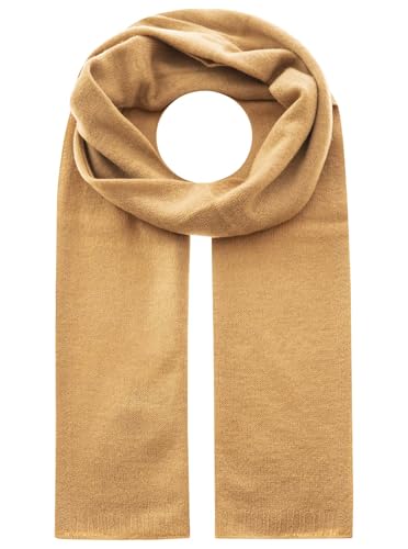 Zwillingsherz 100% Kaschmir Schal für Damen - Uni Cashmere Tuch weich luxuriös XXL Oversize Stola Schultertuch warmer Damenschal Herbst Winter - edles Accessoire stylisch elegant komfortabel Strick von Zwillingsherz