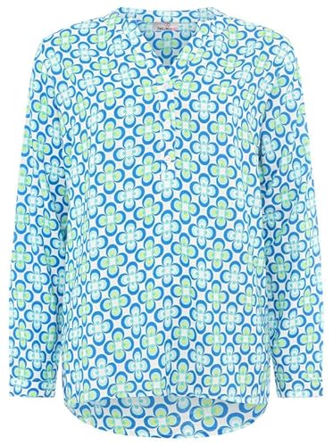 Zwillingsherz Bluse Tunika Shirt Langarm Modell Kreis Blume Bunte Farben Gr. XL von Zwillingsherz