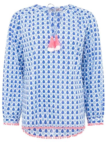 Zwillingsherz Bluse Tunika Shirt Langarm Modell Tröpfchen Bunte Farben Gr. XL von Zwillingsherz