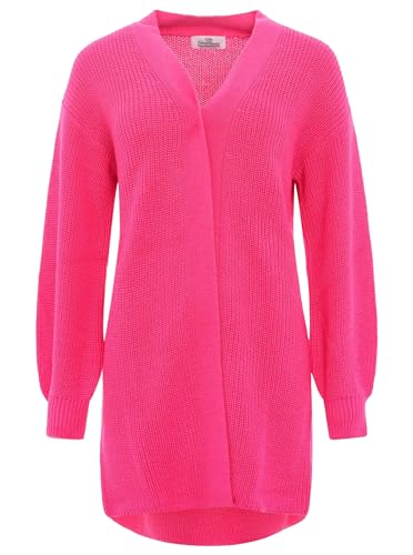 Zwillingsherz Cardigan für Damen Frauen - Hochwertiger Mantel Überwurf warm kuschelig weich – Strickjacke Cape Umhang Strick Frühjahr Herbst Winter von Zwillingsherz