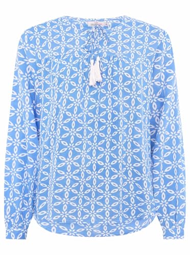 Zwillingsherz Bluse Stargazing, Langarm Mehrfarbig Damen Gr. M von Zwillingsherz