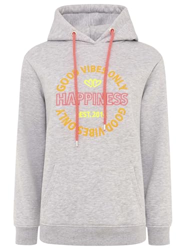 Zwillingsherz Damen Hoodie mit Kapuze – Kuscheliger Oversize Kapuzenpullover – Weicher Sweatshirt Pullover für Frauen Aufdruck – Stylischer Look für Frühling, Herbst & Winter – Loungewear Good Vibes von Zwillingsherz
