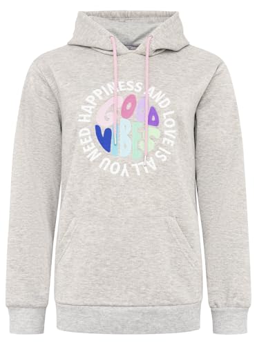 Zwillingsherz Damen Hoodie mit Kapuze – Kuscheliger Oversize Kapuzenpullover – Weicher Sweatshirt Pullover für Frauen Aufdruck – Stylischer Look für Frühling, Herbst & Winter – Loungewear Good Vibes von Zwillingsherz