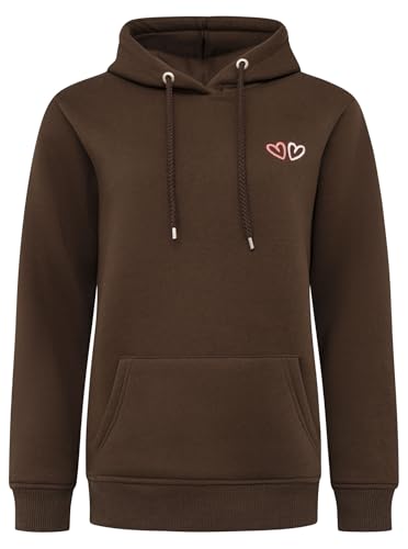 Zwillingsherz Damen Hoodie mit Kapuze – Kuscheliger Oversize Kapuzenpullover – Weicher Sweatshirt Pullover für Frauen Aufdruck – Stylischer Look für Frühling, Herbst & Winter – Loungewear Mode Herzen von Zwillingsherz