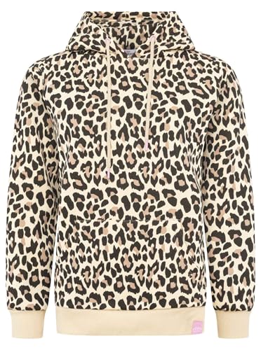 Zwillingsherz Damen Hoodie mit Kapuze – Kuscheliger Oversize Kapuzenpullover – Weicher Sweatshirt Pullover für Frauen Aufdruck – Stylischer Look für Frühling, Herbst & Winter – Loungewear Mode Leo von Zwillingsherz