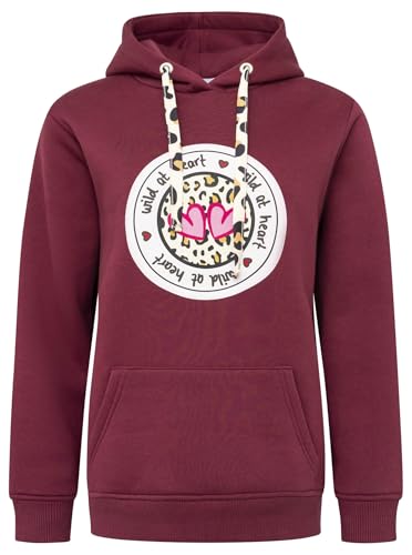 Zwillingsherz Damen Hoodie mit Kapuze – Kuscheliger Oversize Kapuzenpullover – Weicher Sweatshirt Pullover für Frauen Aufdruck – Stylischer Look für Frühling, Herbst & Winter – Loungewear Mode Leo von Zwillingsherz