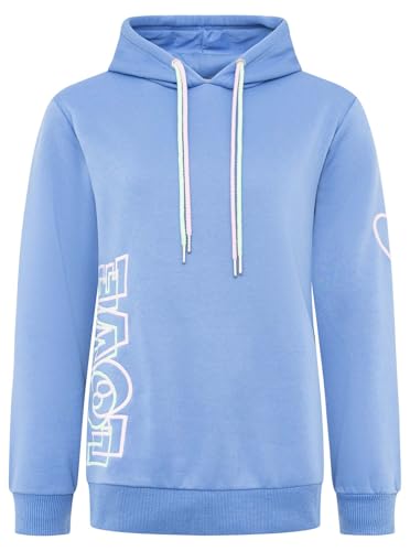 Zwillingsherz Damen Hoodie mit Kapuze – Kuscheliger Oversize Kapuzenpullover – Weicher Sweatshirt Pullover für Frauen Aufdruck – Stylischer Look für Frühling, Herbst & Winter – Loungewear Mode Love von Zwillingsherz