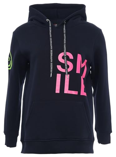 Zwillingsherz Damen Hoodie mit Kapuze – Kuscheliger Oversize Kapuzenpullover – Weicher Sweatshirt Pullover für Frauen Aufdruck – Stylischer Look für Frühling, Herbst & Winter – Loungewear Mode Smile von Zwillingsherz
