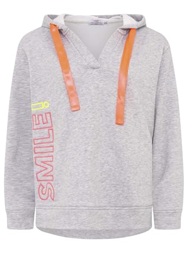 Zwillingsherz Damen Hoodie mit Kapuze – Kuscheliger Oversize Kapuzenpullover – Weicher Sweatshirt Pullover für Frauen Aufdruck – Stylischer Look für Frühling, Herbst & Winter – Loungewear Mode Smile von Zwillingsherz