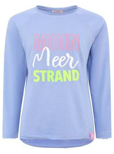 Zwillingsherz Damen Langarm-Shirt, Pullover, Regular Fit, Rundhals (DE/NL/SE/PL, Alphanumerisch, M, Regular, Regular, Blau) von Zwillingsherz
