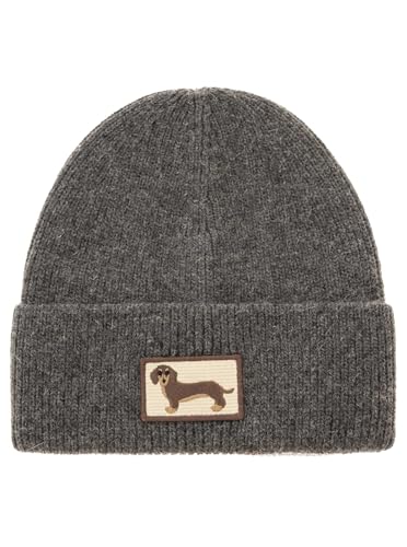 Zwillingsherz Damen Mütze – Warme Strickmütze Beanie für Frauen – Weiche Wintermütze mit Dackel Patch – Modisches Accessoire für Frühling, Herbst & Winter – im Modernen Look für den Alltag von Zwillingsherz