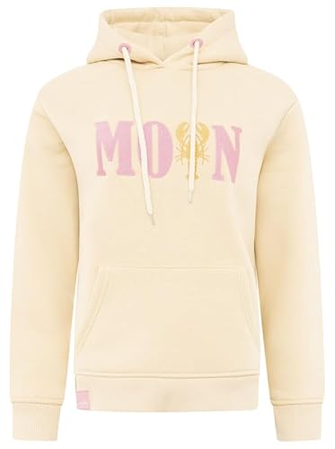 Zwillingsherz Damen Pullover Hoodie Sweatshirt Pulli Hoody mit Kapuze Damenbekleidung Herbst Übergangspullover Moin Hoodie Kapuzenpullover Wintermode Frauen von Zwillingsherz