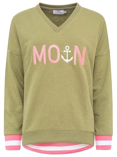 Zwillingsherz Damen Pullover Hoodie Sweatshirt Pulli Hoody mit Kapuze Damenbekleidung Herbst Übergangspullover Moin Hoodie Kapuzenpullover Wintermode Frauen von Zwillingsherz