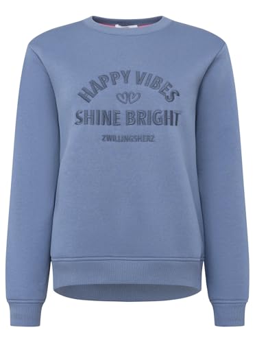 Zwillingsherz Damen Sweater – Kuscheliger Oversize Frauen Sweater – Weicher Sweatshirt Pullover für Frauen Aufdruck – Stylisch für Frühling, Herbst & Winter – Loungewear Mode Zwei Herzen von Zwillingsherz