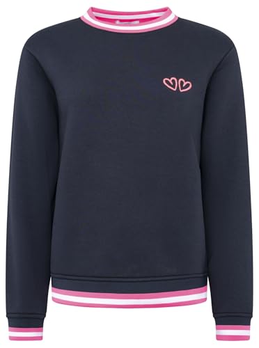 Zwillingsherz Damen Sweatshirt – Langer bequemer Pullover aus Baumwolle - Frauen Damenpullover Loungewear Mode - Freizeitpullover Casual Damen - Damen Sweater Frühling Herbst Winter Herzen Neon Kante von Zwillingsherz