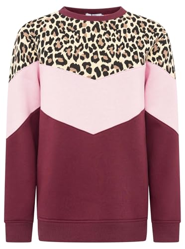Zwillingsherz Damen Sweatshirt – Langer bequemer Pullover aus Baumwolle - Frauen Damenpullover Loungewear Mode - Freizeitpullover Casual - Damen Sweater Frühling Herbst Winter Leo Blockstreifen von Zwillingsherz