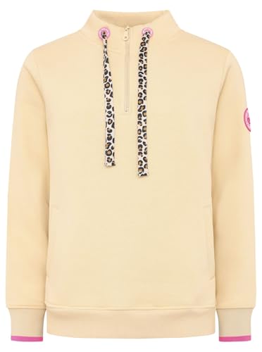 Zwillingsherz Damen Troyer Sweatshirt, Pullover (DE/NL/SE/PL, Alphanumerisch, M, Regular, Regular, Beige) von Zwillingsherz