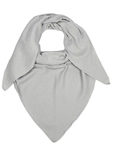 Zwillingsherz Dreieckstuch Stola Schal aus Kaschmir und Wolle für Damen Mädchen Jungen Kinder - Hochwertiges Cashmere Halstuch mit zeitlosem Muster Motiv - Damenschal für Sommer Herbst Winter von Zwillingsherz