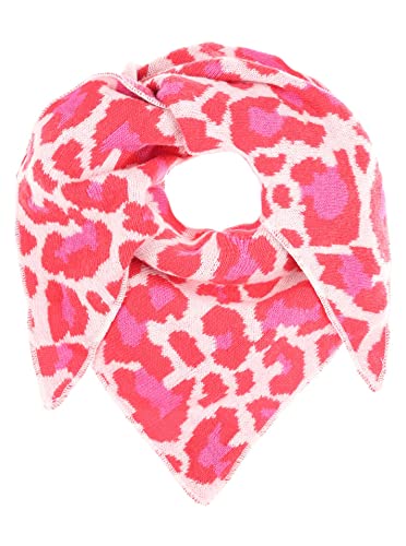 Zwillingsherz Dreieckstuch Stola Schal mit Kaschmir und Wolle für Kids Mädchen Jungen Kinder - Hochwertiges Cashmere Halstuch mit Leo Animal Print - Perfekt für Sommer Herbst Winter von Zwillingsherz