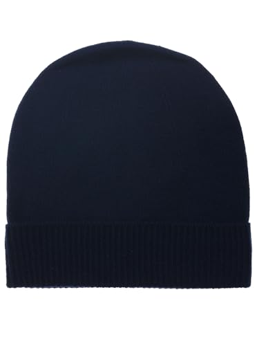 Zwillingsherz Grobstrick-Wintermütze aus 100% Kaschmir - Hochwertige Unisex Strickmütze im Uni Design für Damen Jungen Mädchen - Hat – One Size – Cashmere – warm & weich im Frühjahr Herbst & Winter von Zwillingsherz