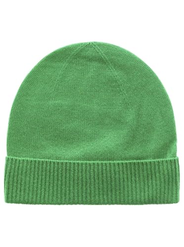 Zwillingsherz Grobstrick-Wintermütze aus 100% Kaschmir - Hochwertige Unisex Strickmütze im Uni Design für Damen Jungen Mädchen - Hat – One Size – Cashmere – warm & weich im Frühjahr Herbst & Winter von Zwillingsherz