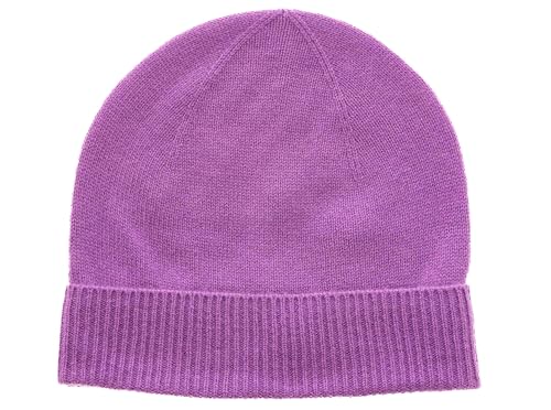 Zwillingsherz Grobstrick-Wintermütze aus 100% Kaschmir - Hochwertige Unisex Strickmütze im Uni Design für Damen Jungen Mädchen - Hat – One Size – Cashmere – warm & weich im Frühjahr Herbst & Winter von Zwillingsherz