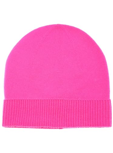 Zwillingsherz Grobstrick-Wintermütze aus 100% Kaschmir - Hochwertige Unisex Strickmütze im Uni Design für Damen Jungen Mädchen - Hat – One Size – Cashmere – warm & weich im Frühjahr Herbst & Winter von Zwillingsherz