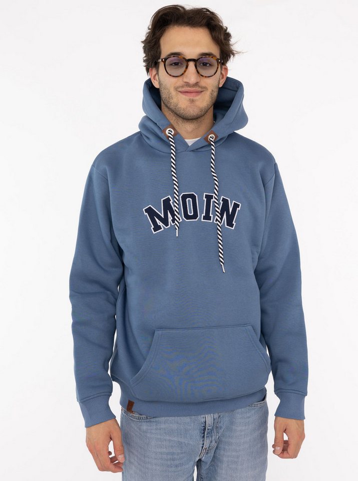Zwillingsherz Hoodie "MOIN Classic" Kapuze mit Kordelzug, Tasche vorn, Stickerei von Zwillingsherz