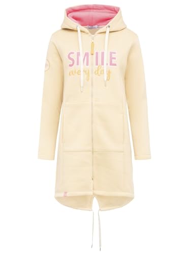 Zwillingsherz Hoodiemantel Hoodiejacke Mantel Pullover Damen Sweatjacke und Kapuzenpullover für Damen – Übergangsstrickjacke Herbst & Wintermode Größe S bis XXL von Zwillingsherz
