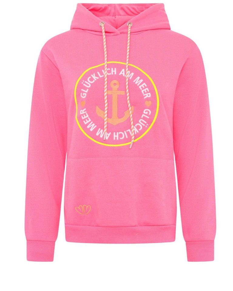 Zwillingsherz Kapuzenpullover Zwillingsherz Hoodie Kapuzenpullover Glücklich am Meer von Zwillingsherz