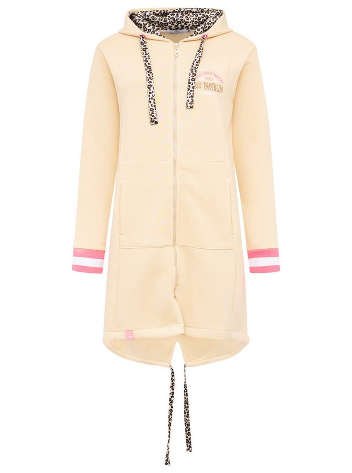 Zwillingsherz Kapuzensweatjacke Hoodiemantel "Wild and Happy" von Zwillingsherz
