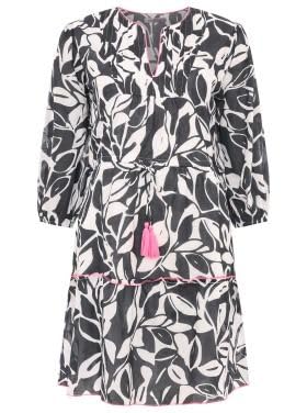 Zwillingsherz Kleid Sommerkleid Damen leicht und luftig Strandkleid Damen Sommer, Tunikakleid Damen, Hemdblusenkleid, Blusenkleid Tunika Kleid Ibiza Style Größe S von Zwillingsherz