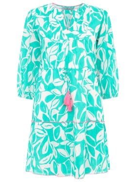 Zwillingsherz Kleid Sommerkleid Damen leicht und luftig Strandkleid Damen Sommer, Tunikakleid Damen, Hemdblusenkleid, Blusenkleid Tunika Kleid Ibiza Style Größe XL von Zwillingsherz