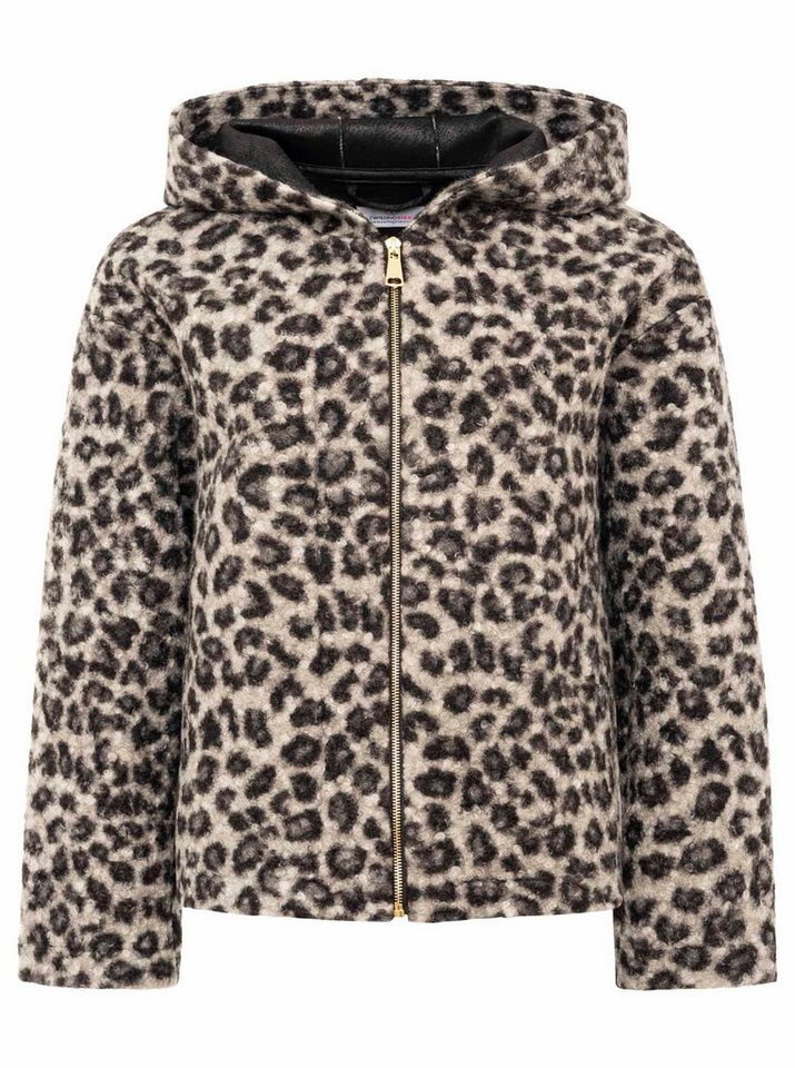 Zwillingsherz Kurzjacke Zwillingsherz Teddyjacke "Leo" Leomuster von Zwillingsherz