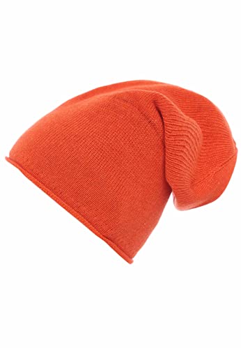 Zwillingsherz Mütze Beanie Slouch Kaschmir Damen Mädchen Uni - Hochwertige Cashmere Hat Kappe - Warme Haube mit weichem Fleece Frühling Herbst Winter von Zwillingsherz