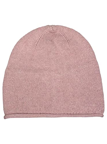 Zwillingsherz Mütze Beanie Slouch mit Kaschmir für Mädchen Jungen Kinder - Hochwertige Cashmere Cap Kappe im Uni Muster Motiv - Perfekt für Frühjahr Sommer Herbst Winter - Warme Haube von Zwillingsherz