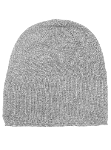 Zwillingsherz Mütze Beanie Slouch mit Kaschmir für Mädchen Jungen Kinder - Hochwertige Cashmere Cap Kappe im Uni Muster Motiv - Perfekt für Frühjahr Sommer Herbst Winter - Warme Haube von Zwillingsherz